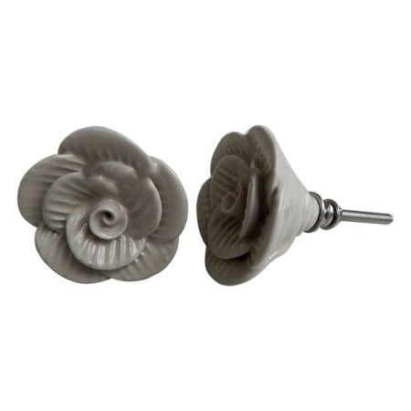 Cream Rose Knob
