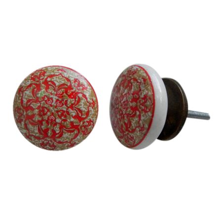 Floral Pattern Knob-03