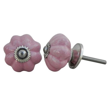 Pink Medium Melon Knob