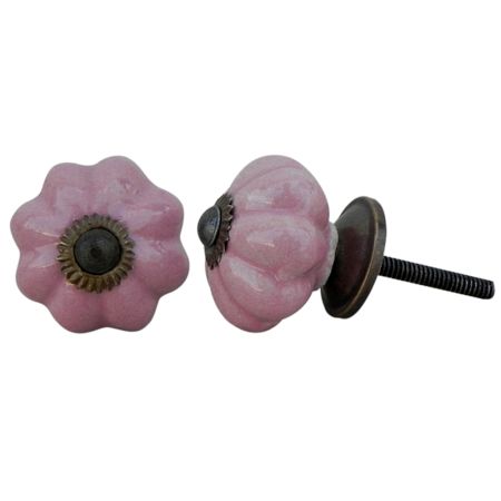 Pink Medium Melon Knob