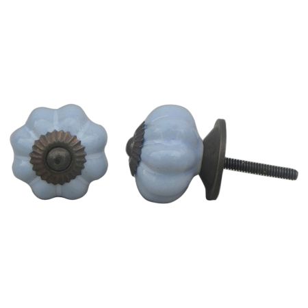 Light Blue Medium Knob