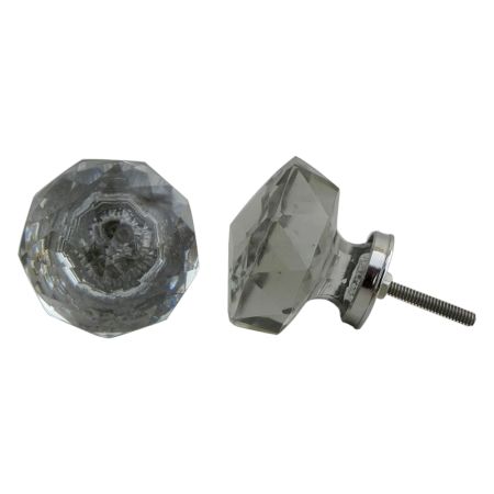 Radiant Cut Glass Cabinet Knob