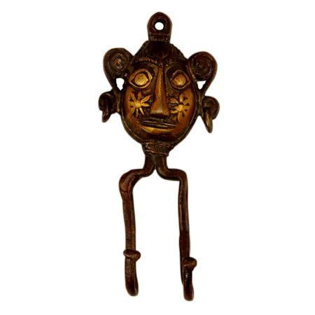 Bronze Tribal Face Hooks