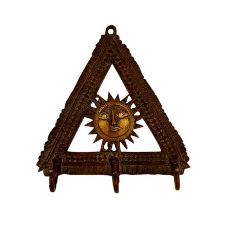 Bronze Sun Triangle Hooks