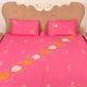 Pink Handmade Bed Sheet Linen with Yellow & White Floral Design Beautiful Decorative Stylish