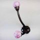 Pink Floral Iron Hook-EHG-42
