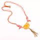 Orange and Pink Bib Necklace New Beautiful Jewellery