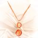 Exotic Orange Diva Necklace New Beautiful Jewellery