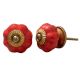 Solid Red Medium Knob