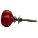 Red Pomegranate Bud Knob