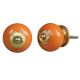 Orange Ceramic Knob