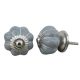 Grey White Medium Knob