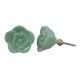 Pea Green Rose Knob