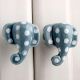 Grey Elephant Polka Knob