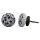 Cherry Floral Flat Knob