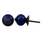 Navy Blue Ceramic Knob