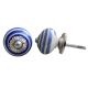 Blue Swirls Knob Small
