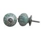 Sage Green Etched Ceramic Knob-36