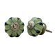 Green Drop Ceramic Knob