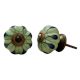 Green Drop Ceramic Knob