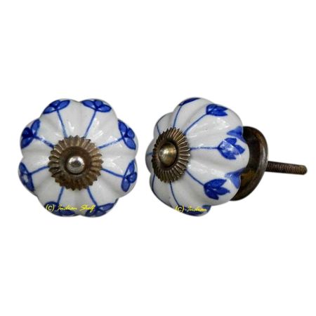 Blue Shamrock Knob