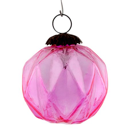 Pink Box Cut Christmas Hanging
