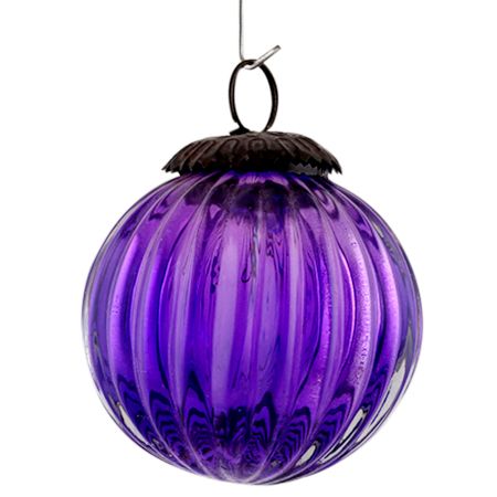 Purple Solid Melon Christmas Hanging