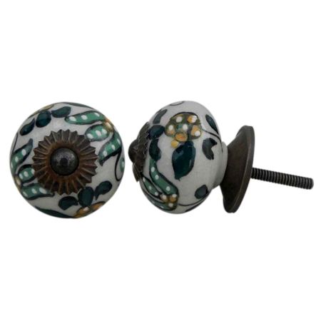 Trishul Flower Knob-01