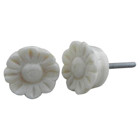 Sunflower Bone Cabinet Knobs