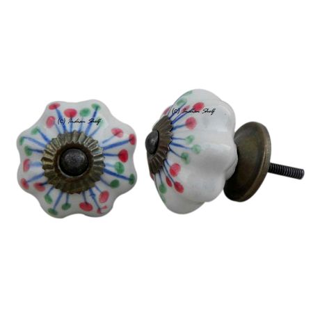 Mixed Dot Melon Knob