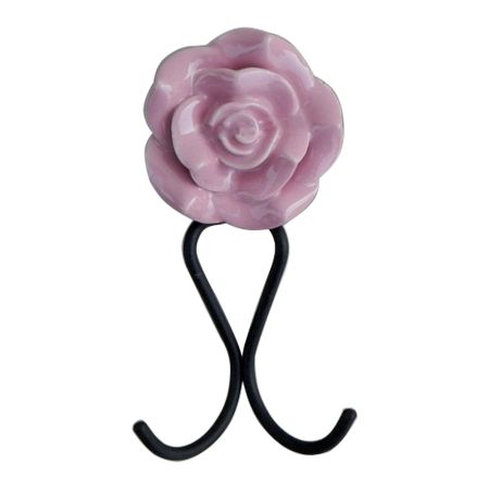 Pink Rose Hooks