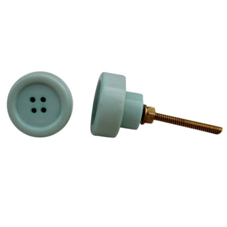 Sage Green Button Knob