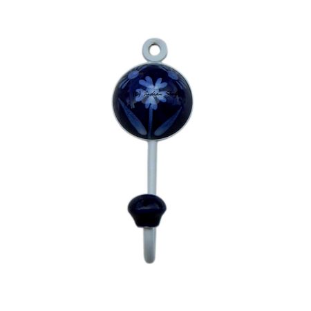 Blue Flower Wall Hooks