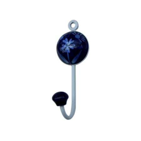 Blue Flower Wall Hooks