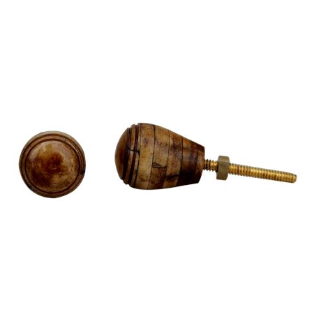 Brown Top Bone Knob