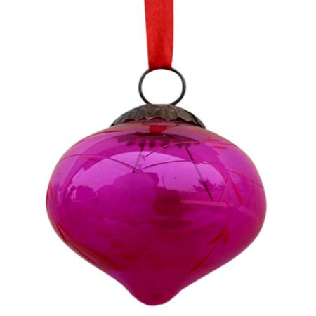 Queen Pink Turnip Grapes Cut Christmas Hanging