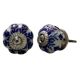 Blue Leaf Medium Knob