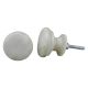 Flat Round Bone Cabinet Knobs