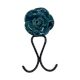 Forest Green Rose Hooks