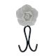 Cream Rose Hooks