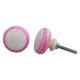 Pink Bone Flat Knob