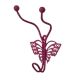 Dark Pink Butterfly Hooks