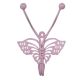 Pink Butterfly Hooks