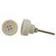 Cream Button Knob