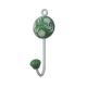 Green Flower Leaf Decorative Wall Hooks