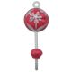 Red Flower Decorative Wall Hooks