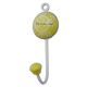 Yellow Check Decorative Wall Hooks