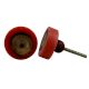 Orange Knot Resin Knob