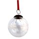 Clear Plum Leaf Cut Christmas Hanging-2