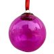 Queen Pink Plum Star Cut Christmas Hanging